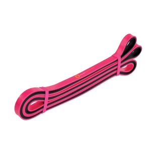 RÓŻOWO-CZARNA 13 x 5 x 2250 MM GUMA DO ĆWICZEŃ 6-75 - 18KG