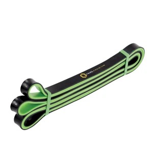 ZIELONO-CZARNA 17 x 5 x 2250 MM GUMA DO ĆWICZEŃ 9 - 22kg